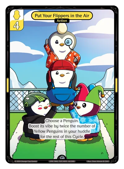 Put Your Flippers in the Air, a Vibes card