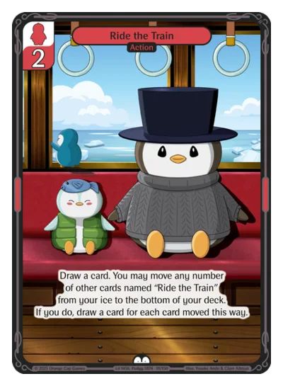 Ride the Train, a Vibes card