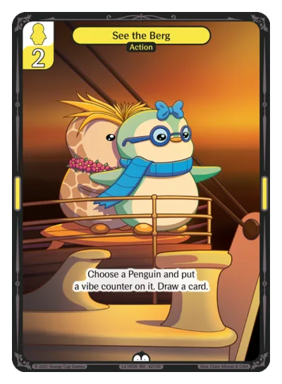See the Berg, a Vibes card