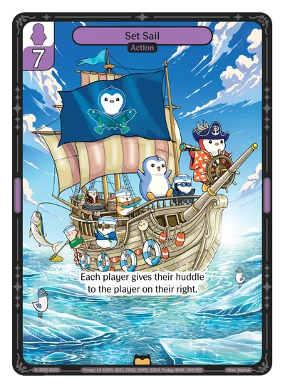 Set Sail, a Vibes card