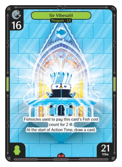Sir Vibesalil, a Vibes card