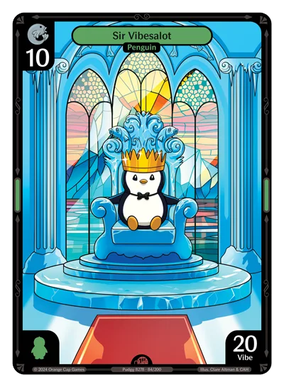 Sir Vibesalot, a Vibes card