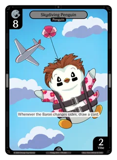 Skydiving Penguin