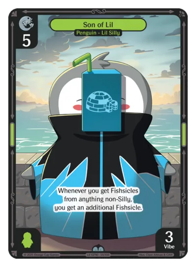 Son of Lil, a Vibes card