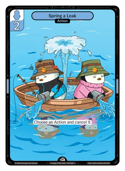 Spring a Leak, a Vibes card