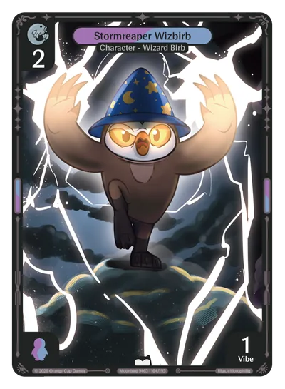 Stormreaper Wizbirb, a Vibes card