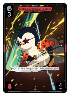 Striking Swordsman Penguin