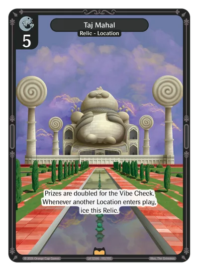 Taj Mahal, a Vibes card