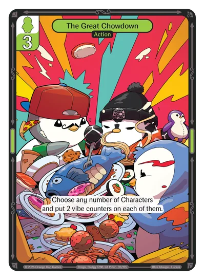 The Great Chowdown, a Vibes card