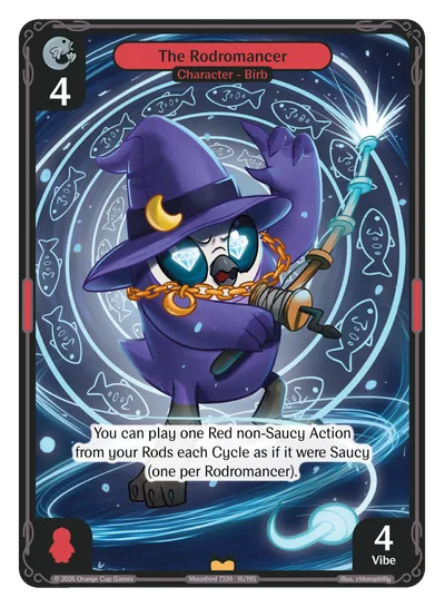 The Rodromancer, a Vibes card