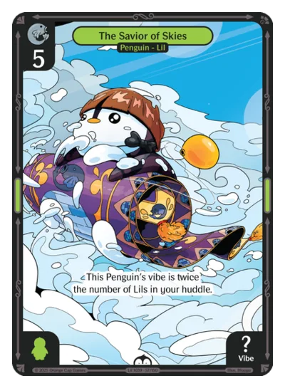 The Savior of Skies, a Vibes card