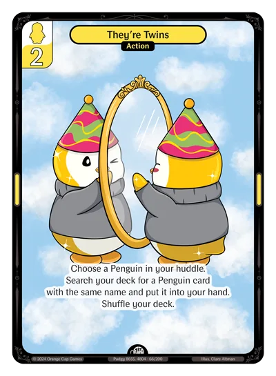 They're Twins, a Vibes card