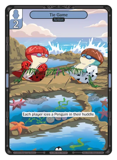 Tie Game, a Vibes card
