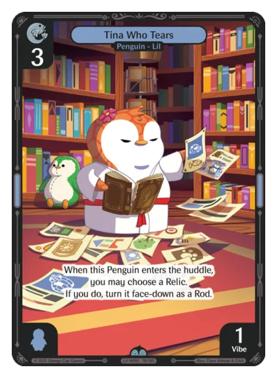 Tina Who Tears, a Vibes card