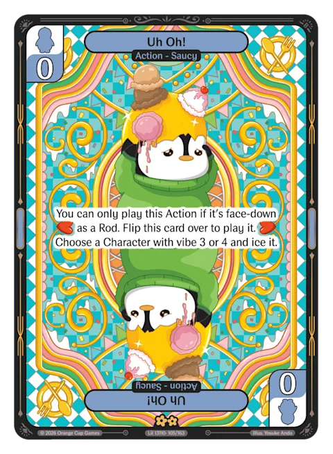 Uh Oh!, a Vibes card