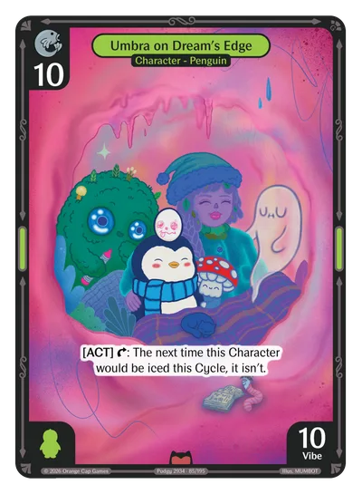 Umbra on Dream's Edge, a Vibes card