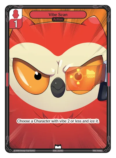 Vibe Scan, a Vibes card