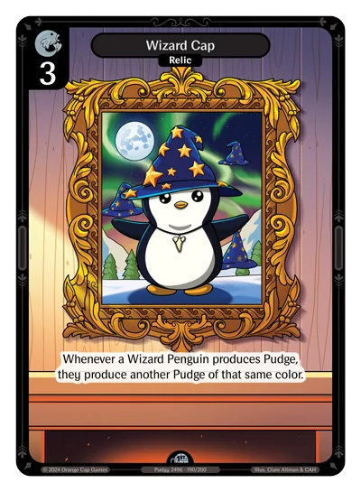 Wizard Cap, a Vibes card