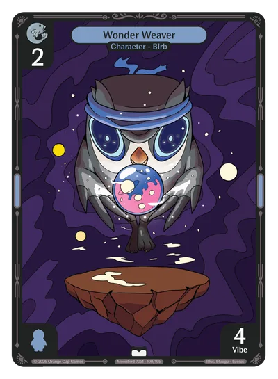 Wonder Weaver, a Vibes card