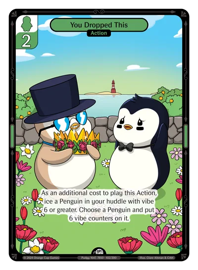 You Dropped This, a Vibes card