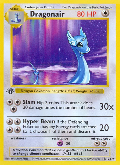 Dragonair, a Pokémon card