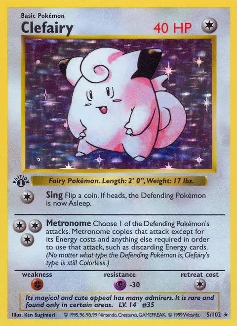 Clefairy, a Pokémon card