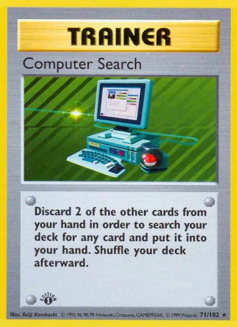 Computer Search, a Pokémon card