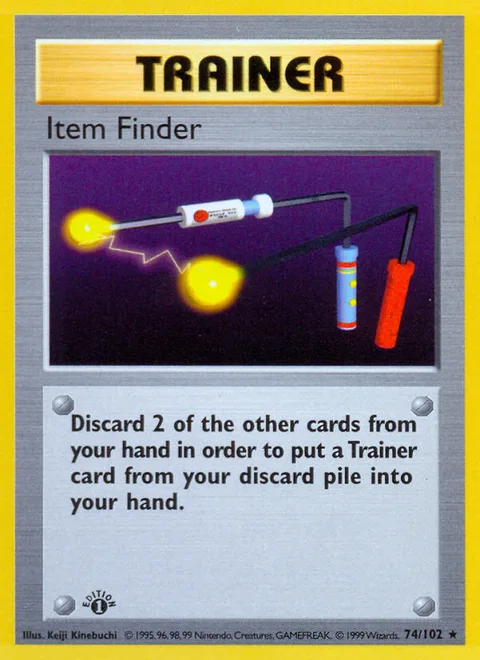 Item Finder, a Pokémon card