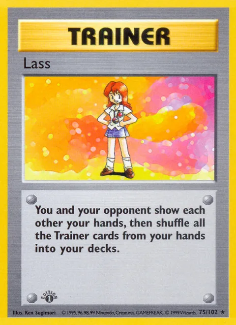 Lass, a Pokémon card