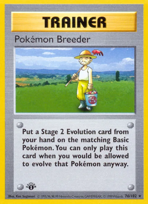 Pokémon Breeder, a Pokémon card