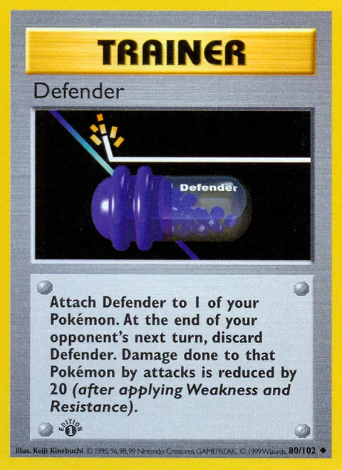Defender, a Pokémon card