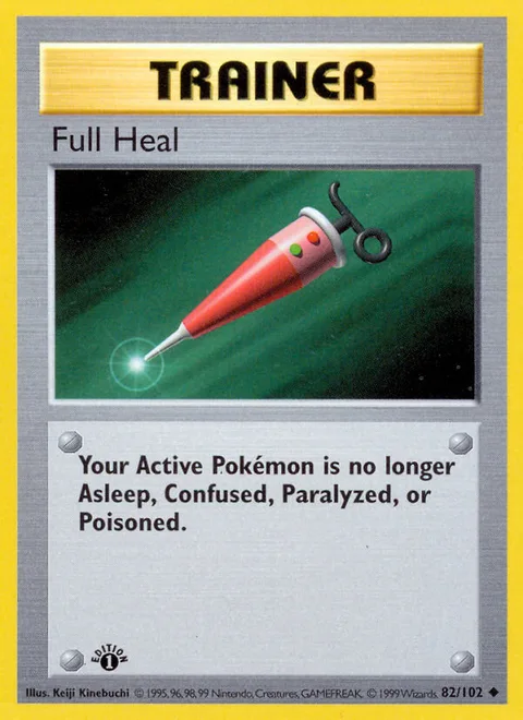 Full Heal, a Pokémon card