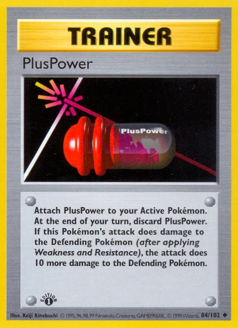 PlusPower, a Pokémon card