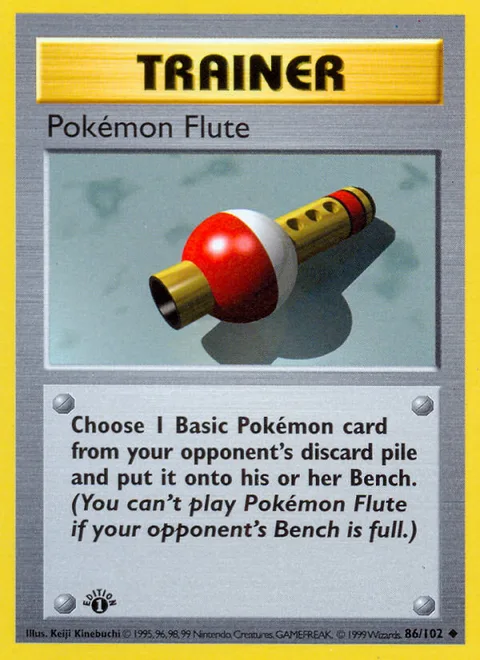 Pokémon Flute, a Pokémon card