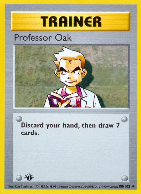 Professor Oak, a Pokémon card