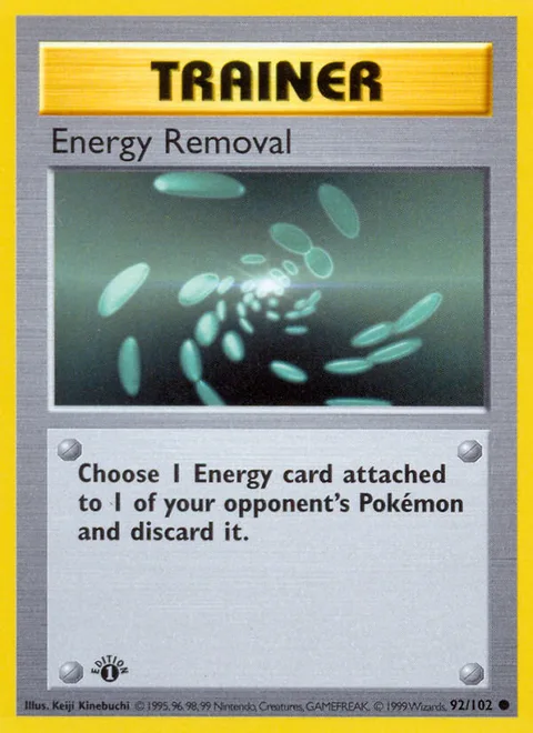 Energy Removal, a Pokémon card