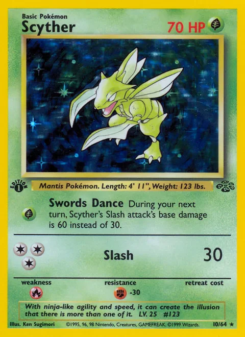 Scyther, a Pokémon card