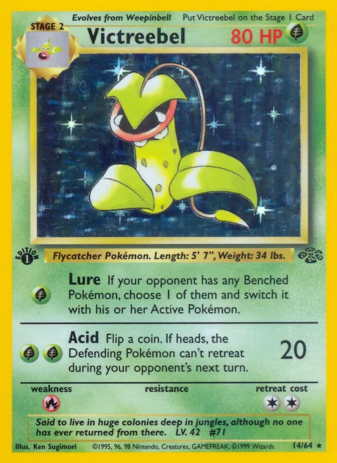 Victreebel, a Pokémon card