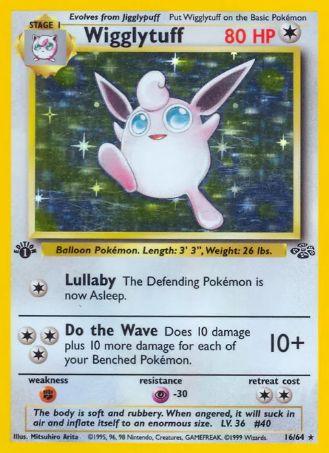 Wigglytuff, a Pokémon card