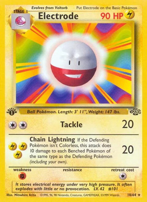 Electrode, a Pokémon card