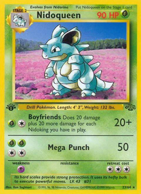 Nidoqueen, a Pokémon card