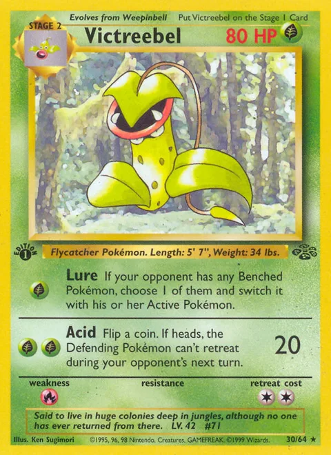 Victreebel, a Pokémon card