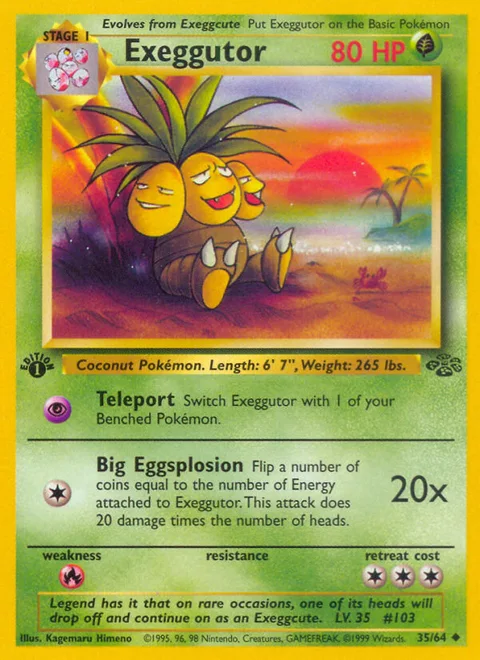 Exeggutor, a Pokémon card