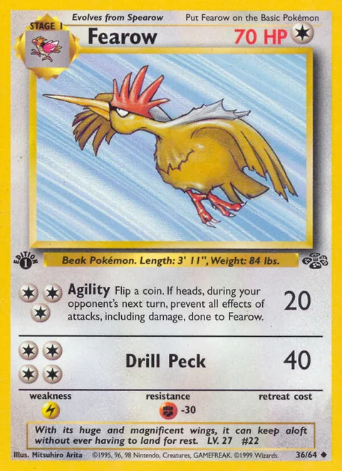 Fearow, a Pokémon card