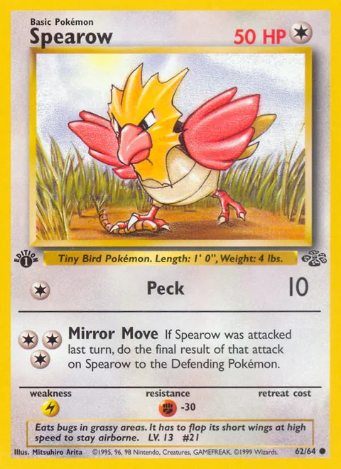 Spearow, a Pokémon card