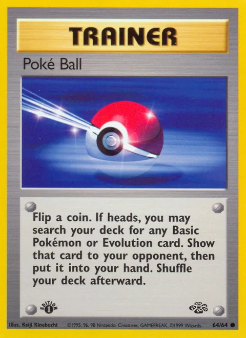 Poké Ball, a Pokémon card