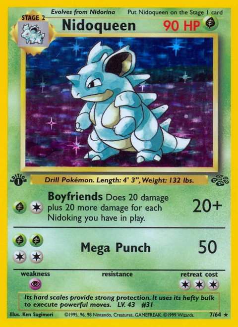 Nidoqueen, a Pokémon card