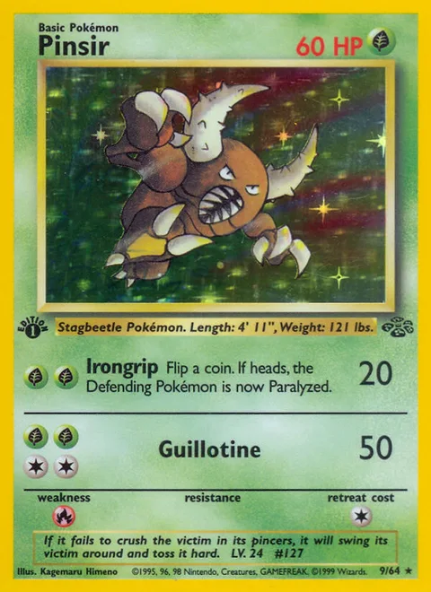 Pinsir, a Pokémon card
