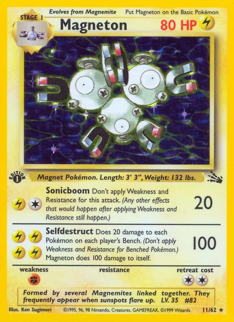 Magneton, a Pokémon card