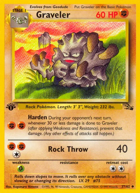 Graveler, a Pokémon card